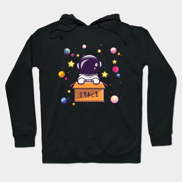 Astronaut Space Hoodie by Purwoceng